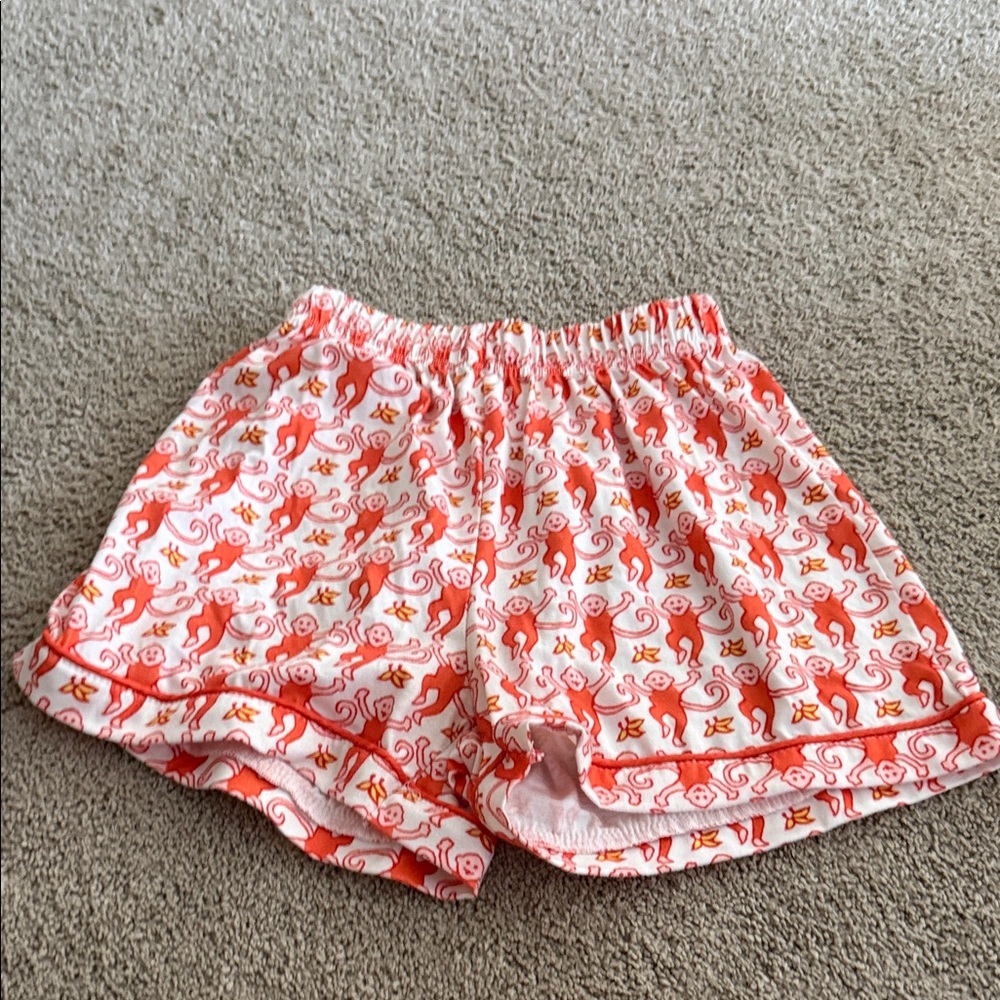 Amazon Red and White Women's Pajama Shorts